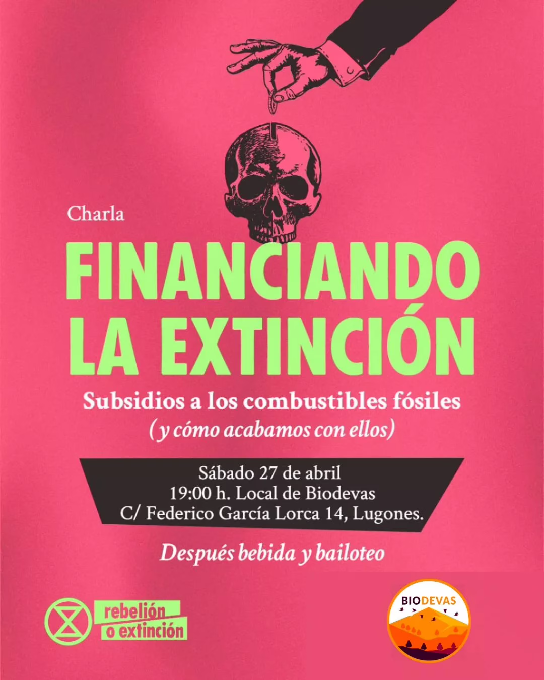 Financiando la extinción.