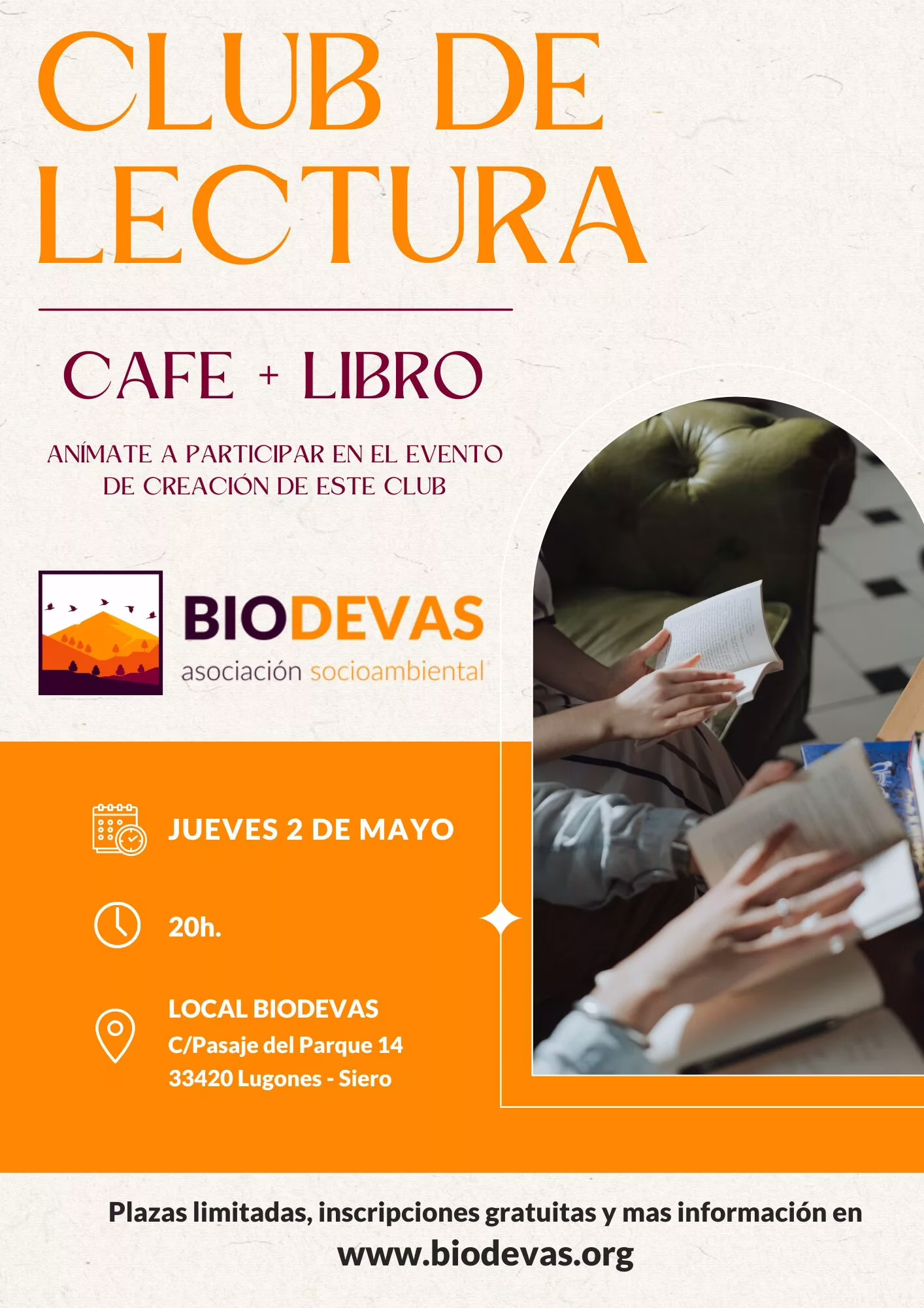 Club de lectura + café