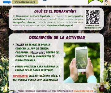 IV Biomaratón de flora. Inaturalist la app para conocer la biodiversidad