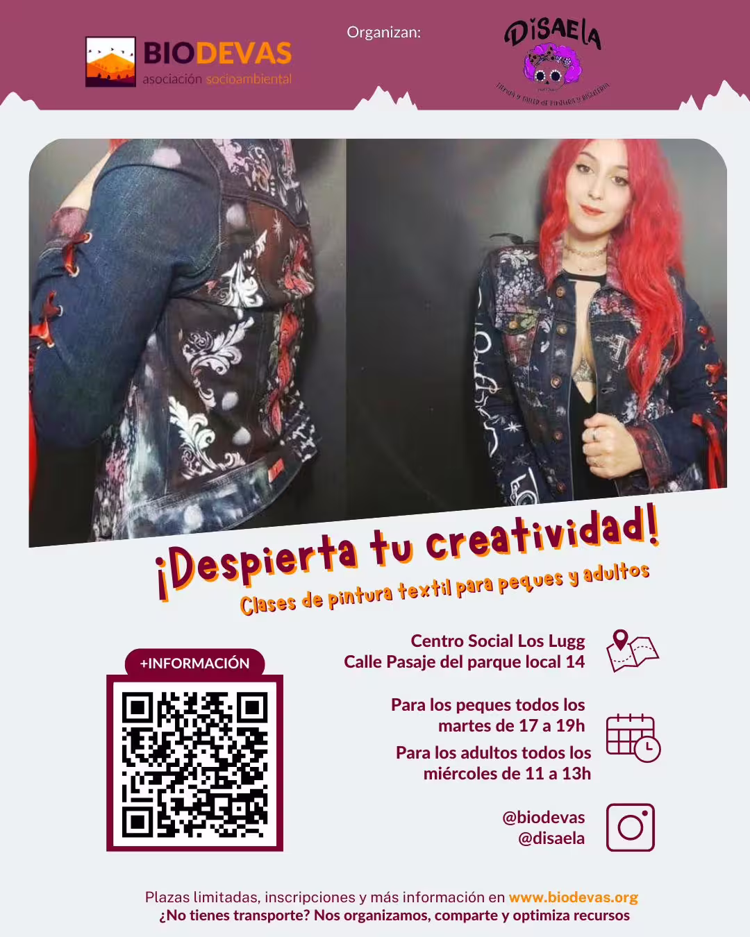 Clases de pintura textil