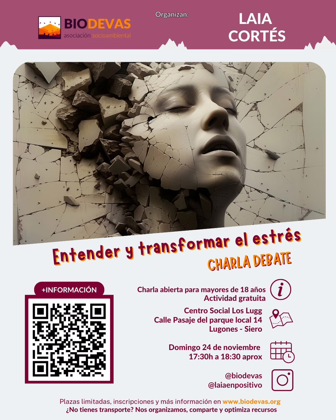 Charla entender y transformar el estrés