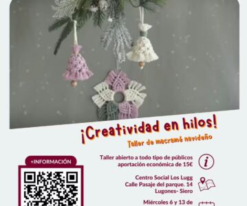 Taller de macramé navideño