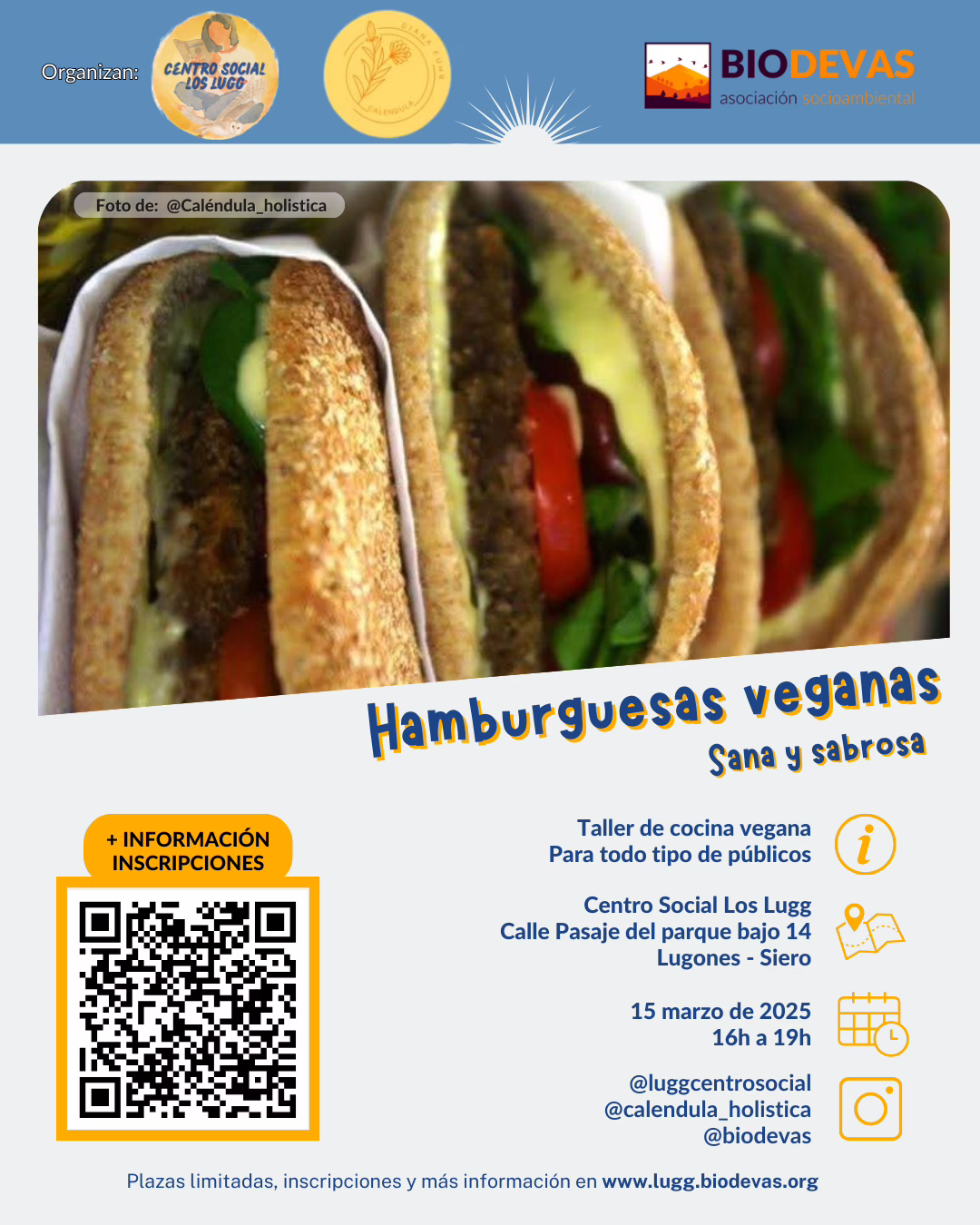Hamburguesas veganas. Sana y sabrosa.