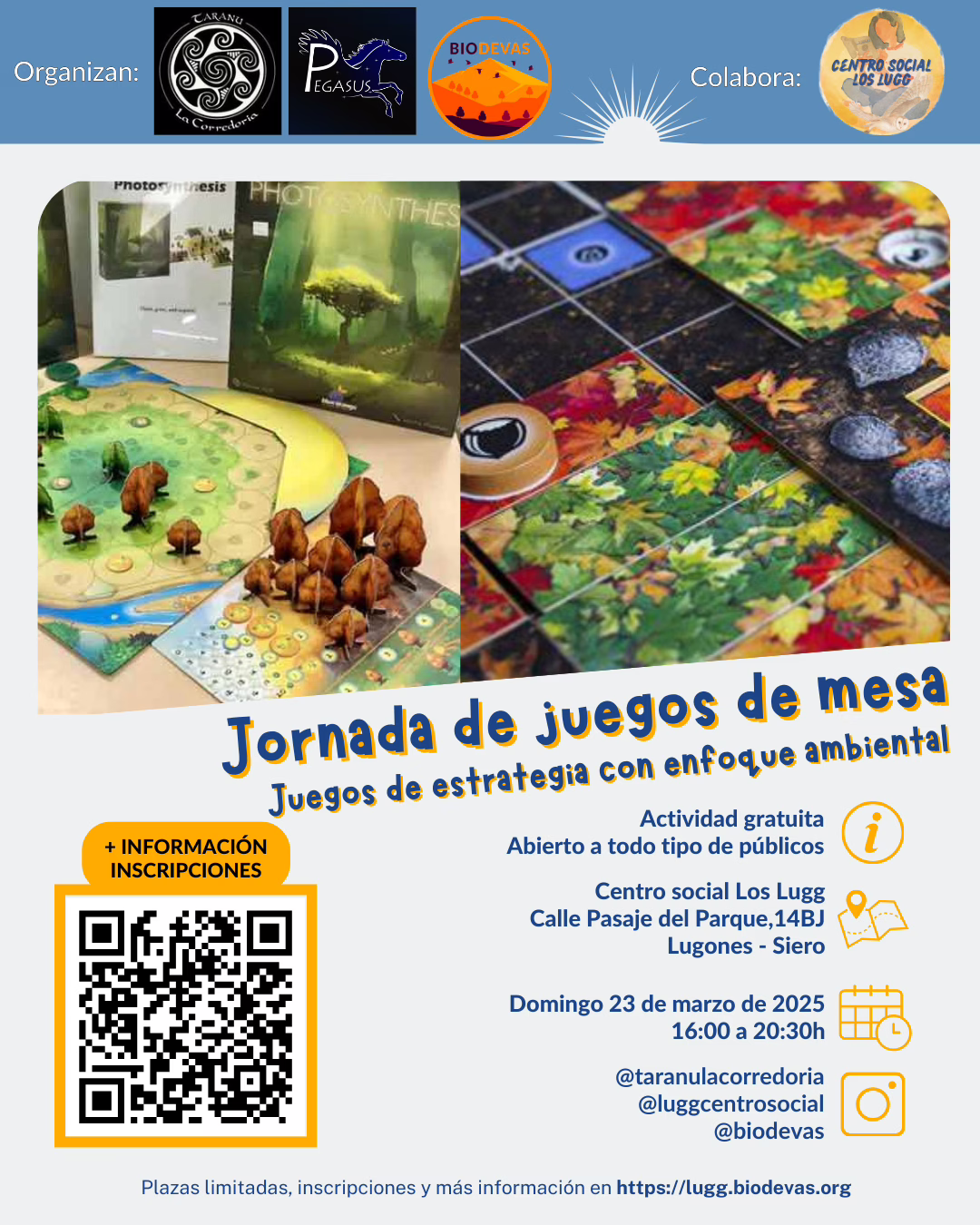 ¡Jornada de juegos de mesa ambientales y otros!