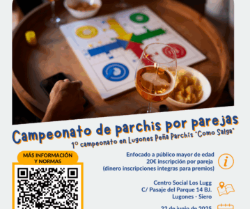 1º campeonato en Lugones de la Peña de Parchís «Como salga»