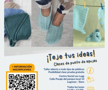 ¡Teje tus ideas! – Clases de punto