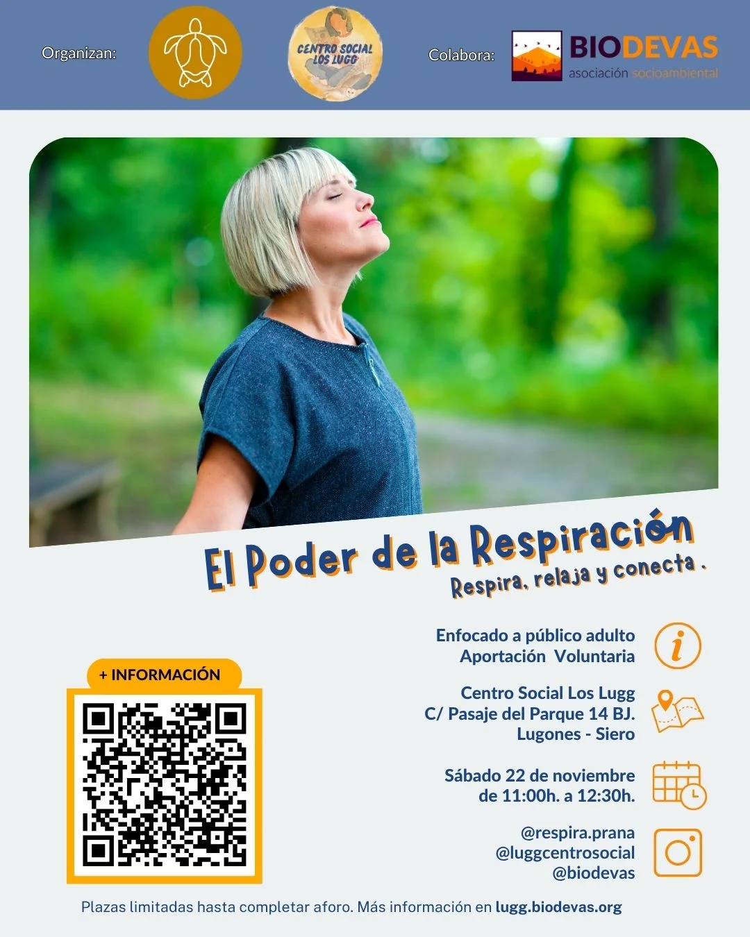 Sesión de respiración consciente