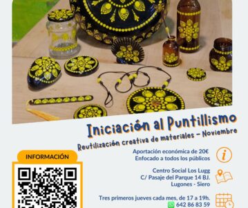 Curso de Iniciación al Puntillismo: ¡Crea, reutiliza y disfruta! – Ed. Noviembre