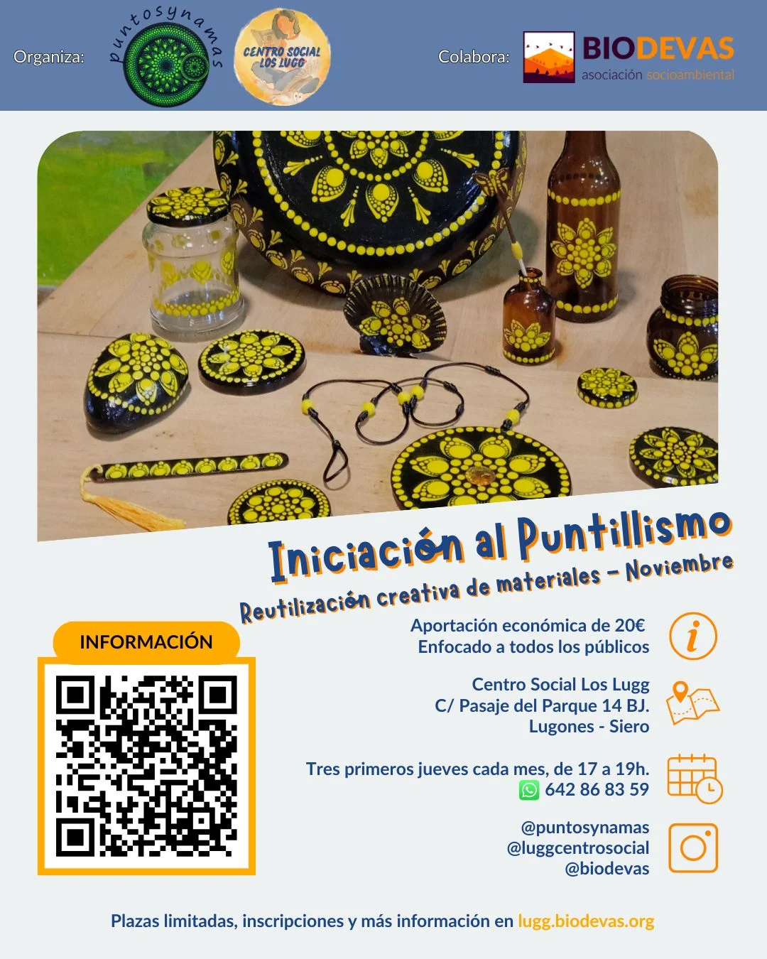 Curso de Iniciación al Puntillismo: ¡Crea, reutiliza y disfruta! – Ed. Noviembre