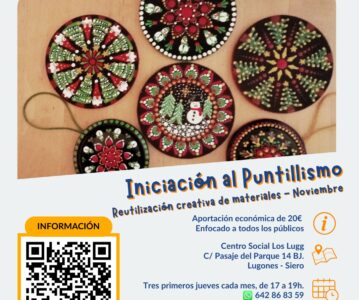 Curso de Iniciación al Puntillismo: ¡Crea, reutiliza y disfruta! – Ed. Noviembre