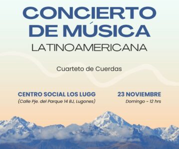 Concierto de música latinoamericana y sesión vermut