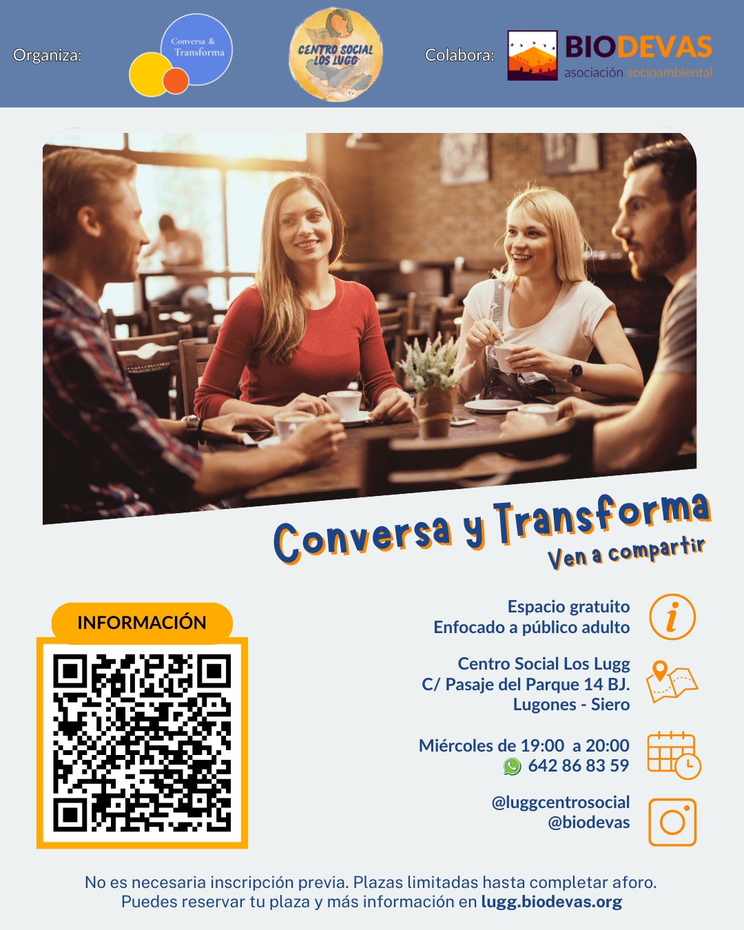 Conversa y Transforma: un espacio de conexión, crecimiento y transformación personal a través de conversaciones significativas.
