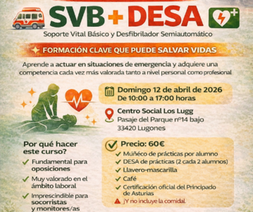 Curso Oficial de SVB + DESA: aprende a salvar vidas