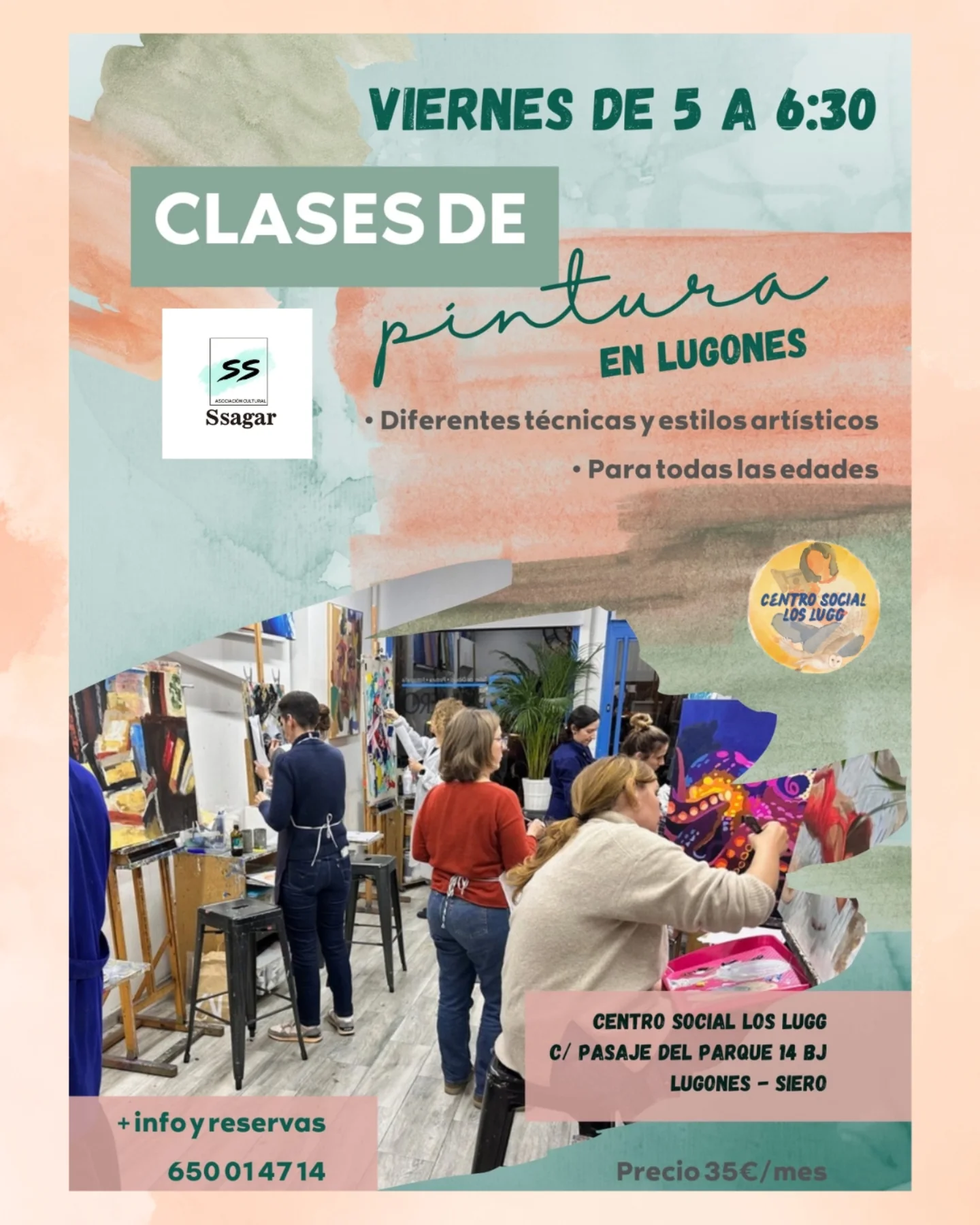 Clases de pintura: creatividad y expresión para todas las edades