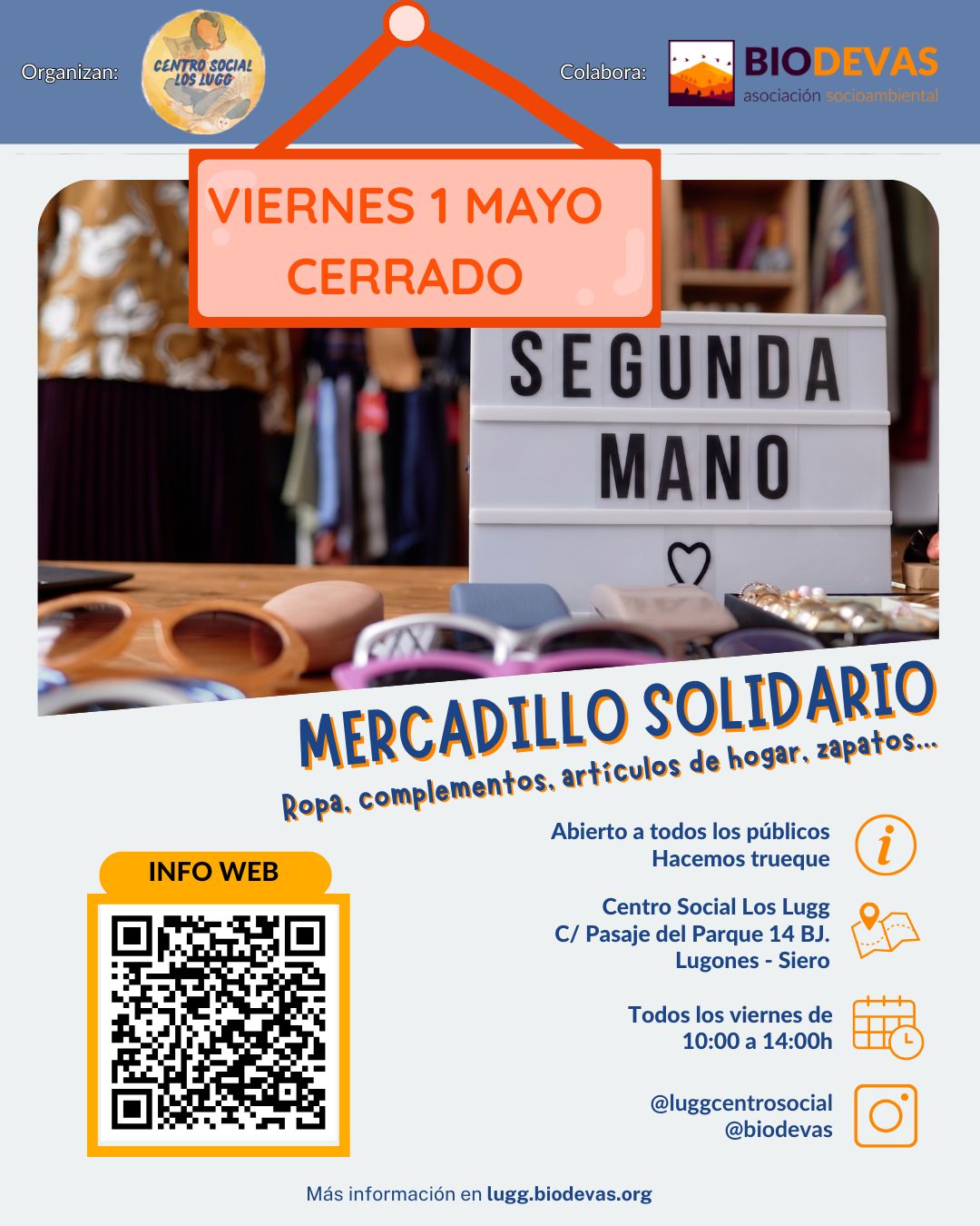 Este viernes 1 de mayo cerramos… pero te contamos algo importante