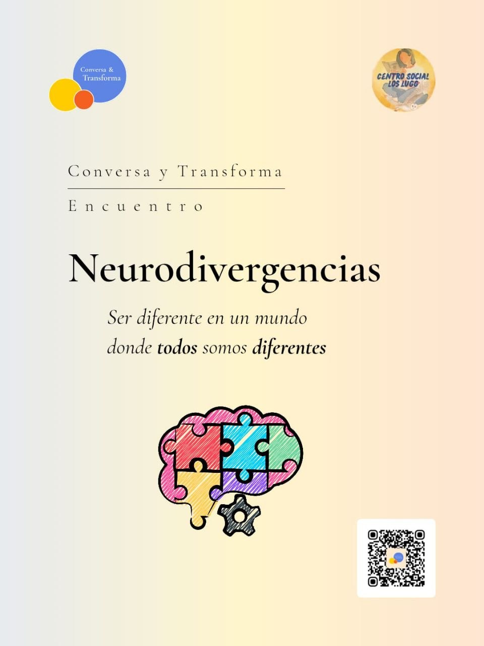 Cartel del encuentro Neurodivergencias