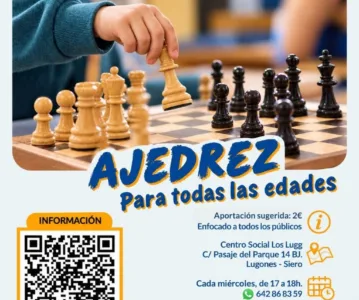 Clases de ajedrez y desarrollo social: todos los miércoles en Los Lugg
