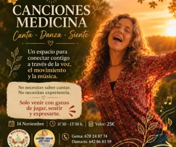 Canciones Medicina en Los Lugg: canta, danza y siente (sábado 14 de noviembre)