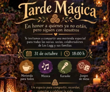 Tarde Mágica: sábado 31 de octubre en Los Lugg