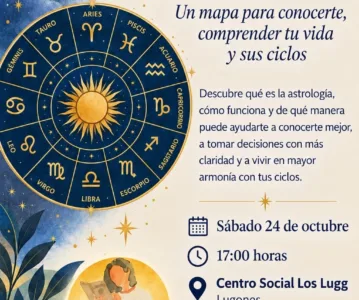 Charla de astrología gratuita — sábado 24 de octubre en Los Lugg