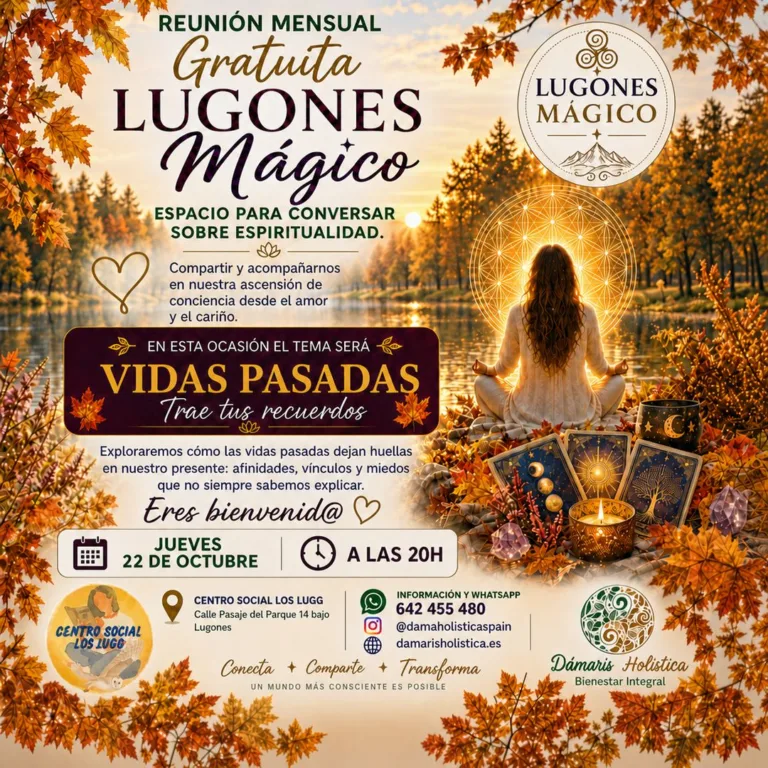 Lugones Mágico — Vidas pasadas: reunión mensual de espiritualidad